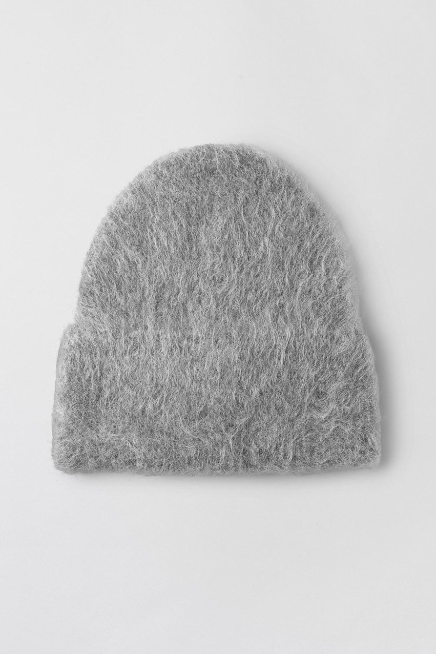 Women Fall Winter Spring Summer Basics | Montpellier Beanie Gray Melange