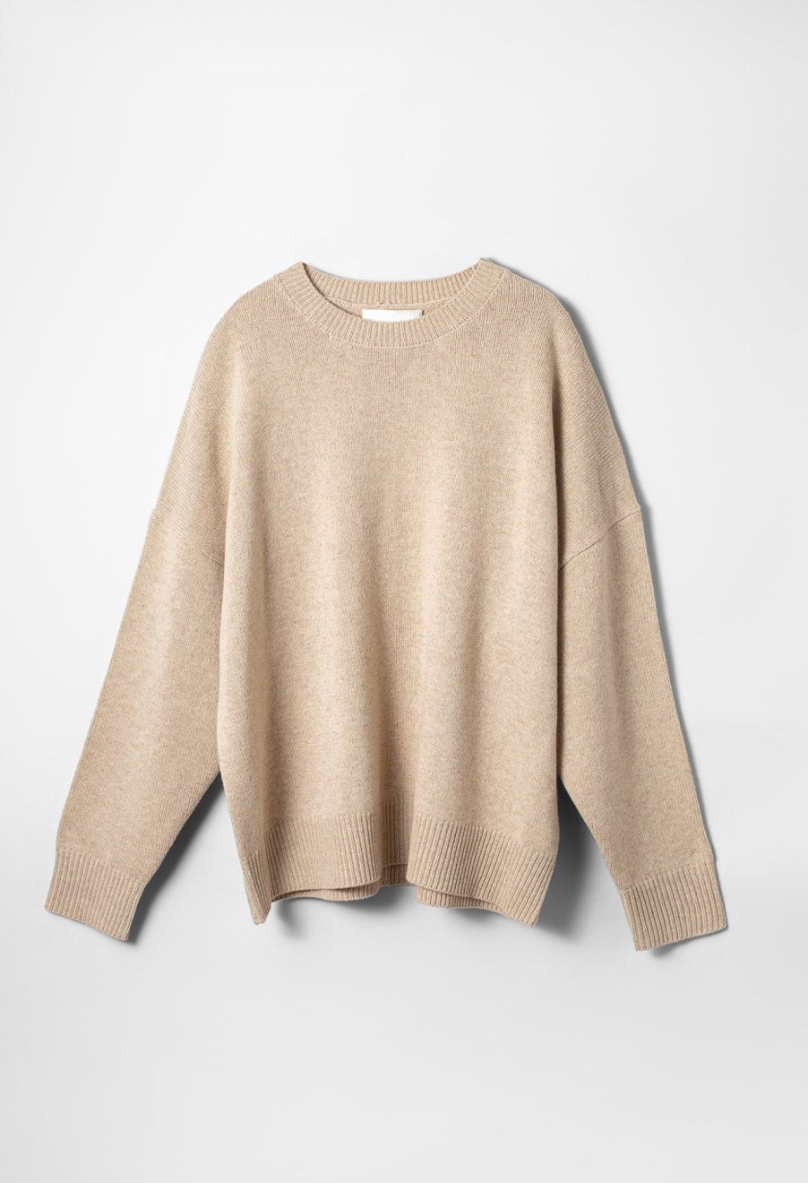 Women Fall Winter Spring Summer Basics | Ash Oversized Jumper Linen