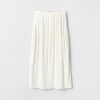 Women Fall Winter Spring Summer Basics | Tao Pleat Skirt Jet Stream White