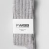 Women Fall Winter Spring Summer Basics | Amazing Cashmere Socks Light Gray Melange