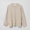 Women Fall Winter Spring Summer Basics | Stranded Pique Long Sleeve Barley