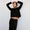 Women Fall Winter Spring Summer Basics | Ruth Long Sleeve Jet Black